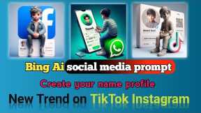 Social Media Profile | Social media Ai bing Logo | ai microsoft bing | TikTok Trend💯