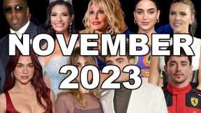what you missed in november 2023  🗓️👑🚔 (november 2023 pop culture recap)