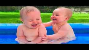 🔴 [LIVE] Funniest TWIN BABIES Playing with Water Compilation of 2024 || Cool Peachy