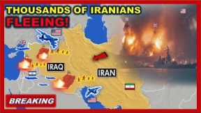 US Heavy Bombers finally arrived zero point! Thousands of Iranian fighters fleeing desperately!