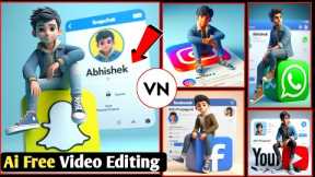 Trending Social Media Profile Name Photo Video Editing | How To Make Instagram Profile Photo Editing