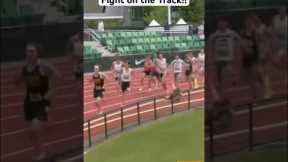 Fight on the Track! #sports #trending #trackandfield #funny #wow
