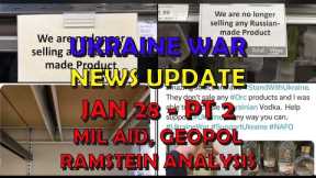 Ukraine War Update NEWS (2024028b): Military Aid & Geopolitical News, Ramstein Analysis