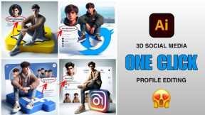 New Trending 3D Al Social Media Profile Name Photo Editing | Viral Photo Editing | Bing Ai Image