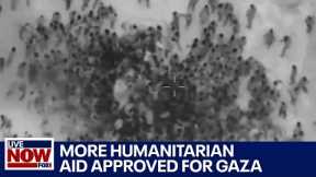 Israel-Hamas war: Gaza military aid drop approved by Biden | LiveNOW from FOX