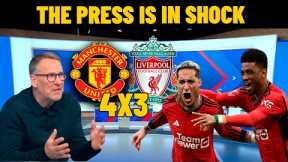 THE PRESS IS SHOCKED BY MAN UNITED  MANCHESTER UNITED 4X3 LIVERPOOL ! MANCHESTER UNITED NEWS
