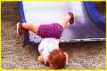 Funny Babies Playing Slide Fails -