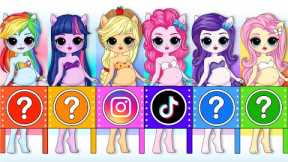 SOCIAL MEDIA Trends Fashion For My Little Pony Pregnant | DIYs Paper Doll & Craft