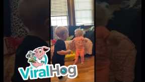 Babies Fight Over Toys || ViralHog