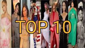 2024 Top 10 hottest 🔥 Female Celebrities with Massive Instagram Followers  #trending