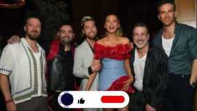 Blake Lively fangirls over NSYNC reunion at movie premiere | Today Entertainment News