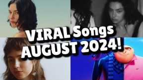 Top 40 Songs that are buzzing right now on social media! - 2024 AUGUST!