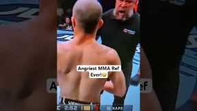 The Angriest UFC Ref Ever! #ufc #mma #funny #sports #shorts #new #2024