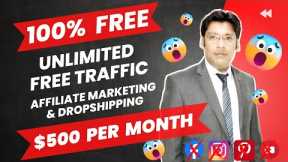 $500 Per Day | Top 5 Social Media Platforms | USA Free Traffic for Affiliate Marketing, Dropshipping