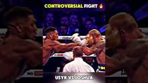 MOST CONTROVERSIAL fight: Joshua vs Usyk #boxing #knockoutpower #trending #usykjoshua