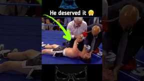 ‼️ he deserved it #shorts #boxing #trending #mma #ufc #sports