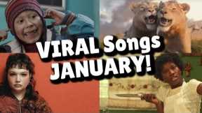 Top 40 Songs that are buzzing right now on social media! - January 2025!