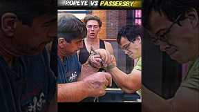 😱The World's Biggest Hands vs Passersby #armwrestling #sports #viral #trending