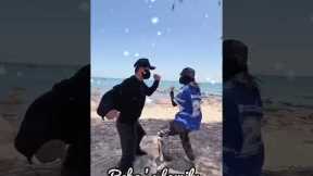 This is the sea ⛵ and us🥊#Sports#Fights#Womans#Self reliant#Trending#Bebo 's family#Like subscribe#