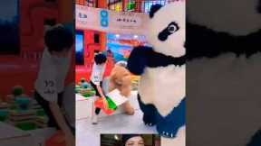cute panda prank to bear 😆 😍 #trending #funny #youtubeshorts #shortvideo #shorts #viralvideo #video