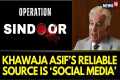 Pakistan Defence Minister Khawaja