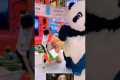 cute panda prank to bear 😆 😍