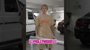 Justin Bieber Is Not In The Mood To Deal With Paparazzi While Arriving At His Office In Bev. Hills