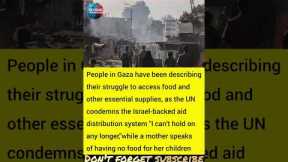 Gaza Starvation Crisis || UN Slams Israel Aid Control #globaltrendingnews