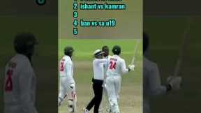 Ranking Heat moment Between Players |#heatmoment #fight #trending #shorts #viral #cricketaddict