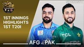 1st Innings Highlights | Afghanistan vs Pakistan | T20I Tri Nation Series 2025 | Match 1 | M3Q1K