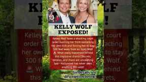 KELLEY WOLF BLOCKED from Her Own Kids – What Really Happened #kelly #kelleywolf #celebrity #news