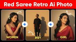 Trending Ai Retro Style Vintage Photo Editing Prompts | Google Gemini Ai Saree Viral Photo Editing