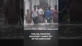 Pakistan Floods: People Wade Through Knee-Deep Water, Camps Set Up for People in Punjab | N18G