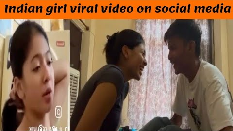 Indian girl viral video on social media 2025