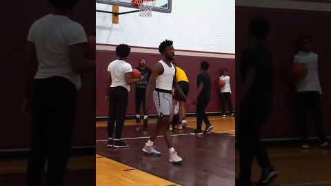 TRASH TALKER WANTED TO FIGHT #basketball #trending #sports #fight #hood #shorts #viral #explore #nba