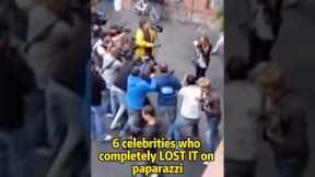 6 celebrities who completely lost it on paparazzi #foryoupage #usa #shorts #celebrity