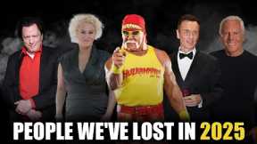 Hollywood Losses 2025: The Stars We Said Goodbye To