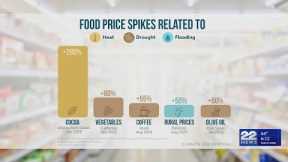 Extreme weather events drive up food prices, study shows