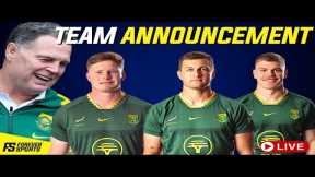 Springbok Team Announcement vs Italy LIVE! | Reaction Show