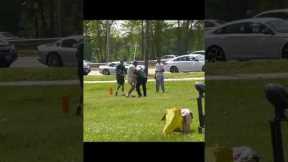 Fight at flag football game 🤯 #shorts #short #football #flagfootball #trending