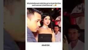 why do Bollywood celebrities get so drunk that they need someone to hold them up?🍾🤭#trending #funny