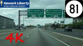 ⁴ᴷ Newark Liberty International Airport Tour (Terminal A & NJ 81 southbound) [4K VIDEO]