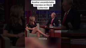 Jennifer Aniston another uncomfortable interview on David Letterman - Celebrity Bizz