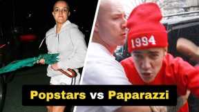 When POPSTARS Clash With The PAPARAZZI | Shocking Moments ft. Britney, Bieber, Kanye & More!