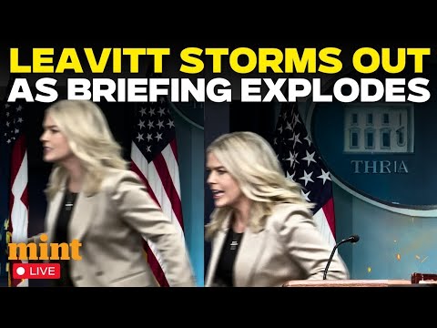 US News Live | ‘She Snapped!’ Karoline Leavitt’s Explosive Moment Caught LIVE | White House Briefing