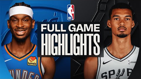 THUNDER at SPURS | FULL GAME HIGHLIGHTS | December 23, 2025