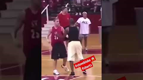 ‼️🏀 #steveblake Throwback #johngilchrist fight 😳 | #shorts