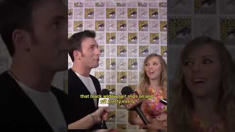 Chris Evans teases Scarlett Johansson simp Black Widow suit slips