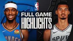 THUNDER at SPURS | FULL GAME HIGHLIGHTS | December 23, 2025