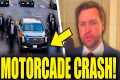 BREAKING: Vance Motorcade CRASHES As